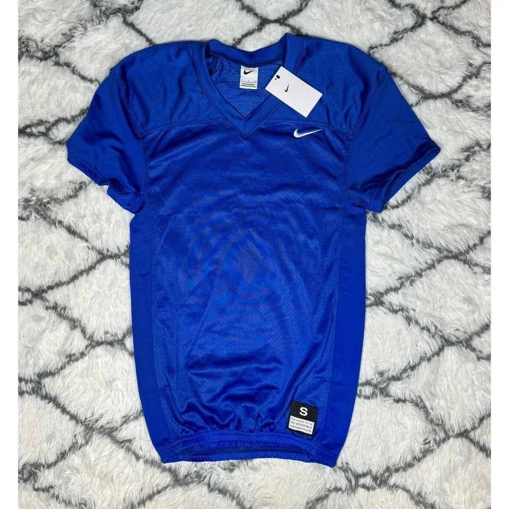 NIKE Vapor Varsity Football Practice Jersey Blue Men's Sz S *NEW* 908727-493 $62